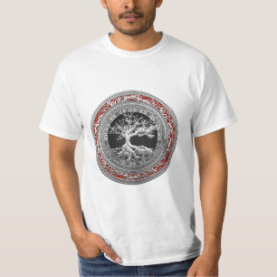 T-shirt [700] Treasure Trove: Árvore Celta da Vida [Prata