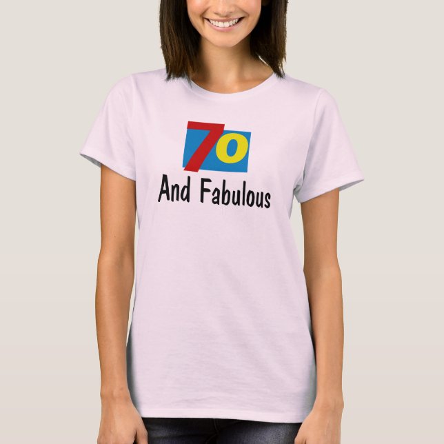 T-shirt 70 e fabuloso (Frente)