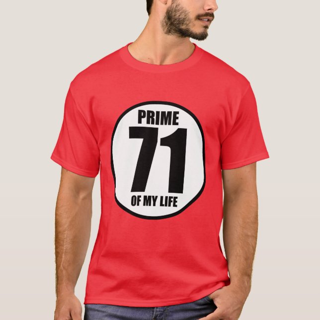 T-shirt 71 - prima de minha vida (Frente)