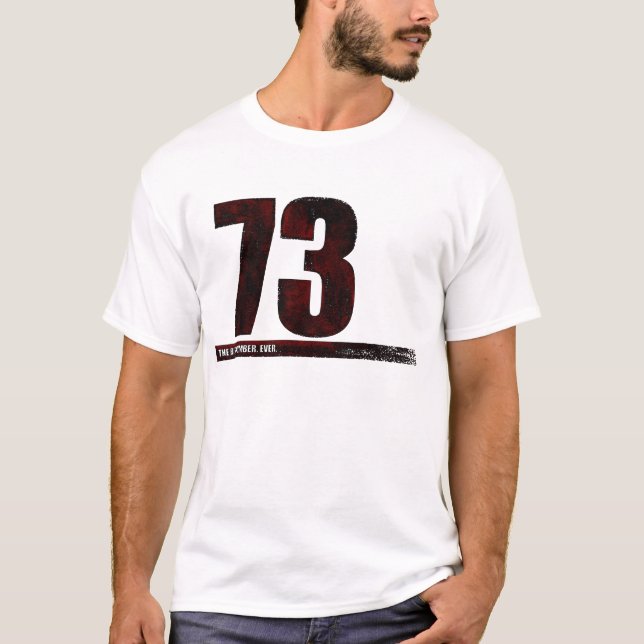T-shirt 73 - o melhor número (Frente)