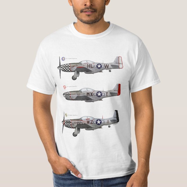 T-Shirt 78th Fighter Group P-51 Mustang (Frente)