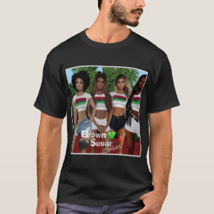 T-Shirt 7, Bebês de Açúcar Castanho