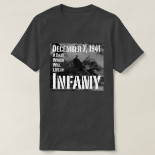 T-shirt 7 de dezembro de 1941 Pearl Harbor