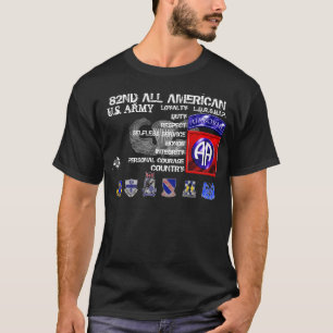 T-shirt 82nd Toda americano