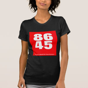 T-shirt 86 45 (Resistência do Trump)