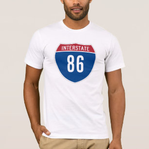T-shirt 86 de um estado a outro