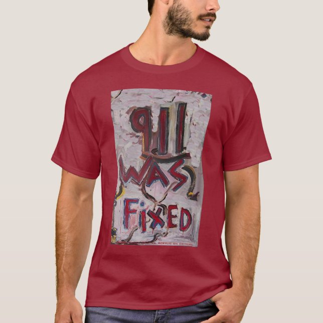 T-SHIRT 911 FOI CORRIGIDO BRANCO (Frente)