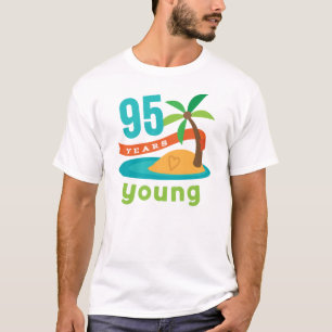 T-shirt 95 anos de presente de aniversário novo