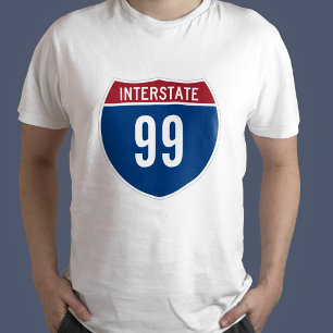 T-shirt 99 de um estado a outro