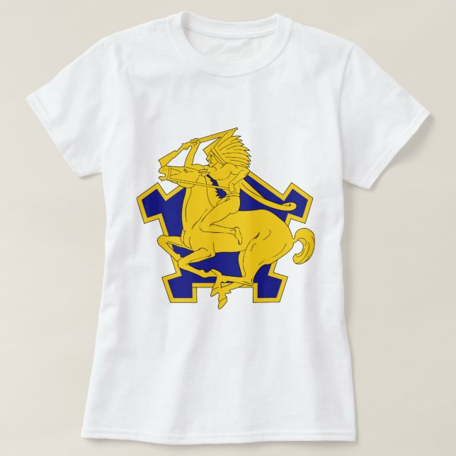 T-shirt 9.º Regimento de Cavalaria (Frente do Design)