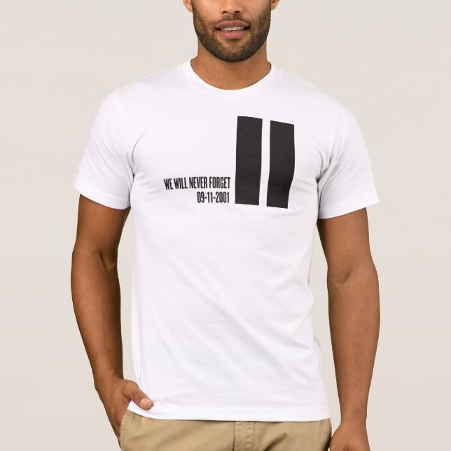 T-shirt 9 11 ataques (Frente)