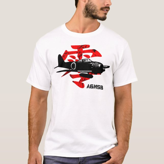 T-shirt A6M zero (Frente)