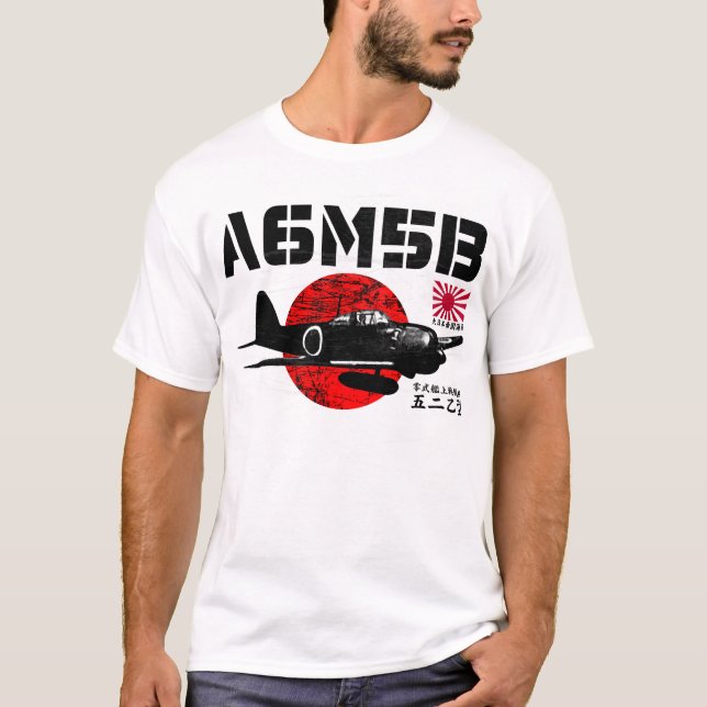 T-shirt A6M zero (Frente)