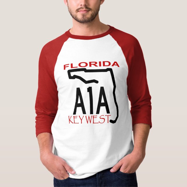 T-shirt A-1-A Key West (Frente)