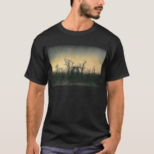 T-shirt A abadia na madeira de carvalho