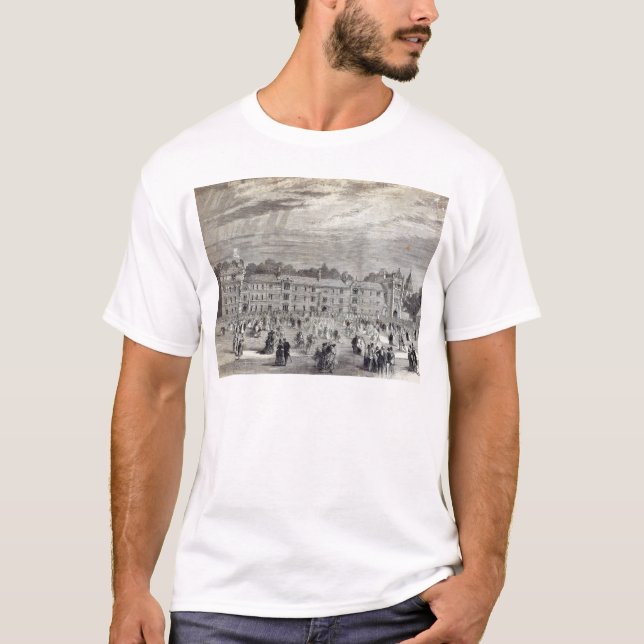 T-shirt A abertura da faculdade de Keble, Oxford (Frente)