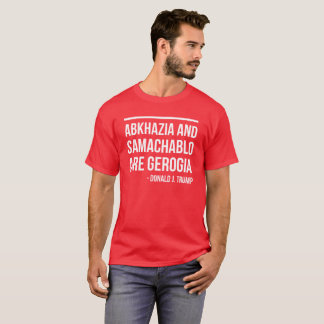 T-SHIRT A ABKHÁSIA E SAMACHABLO SÃO GEÓRGIA - TRUNFO DO