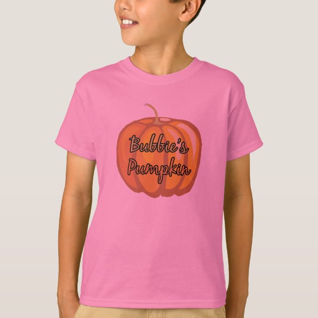 T-shirt A abóbora de Bubbie (Frente)