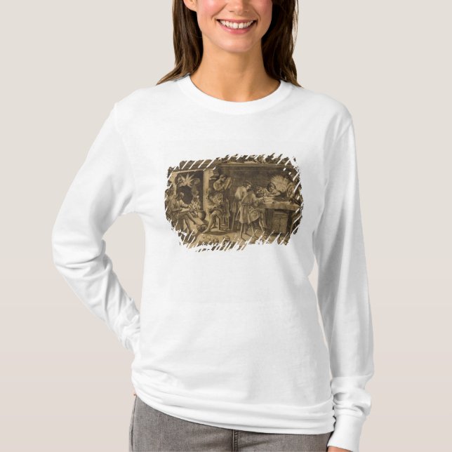 T-shirt A academia de Baccio Bandinelli, 1547 (Frente)