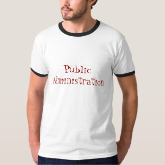 T-shirt A administração pública