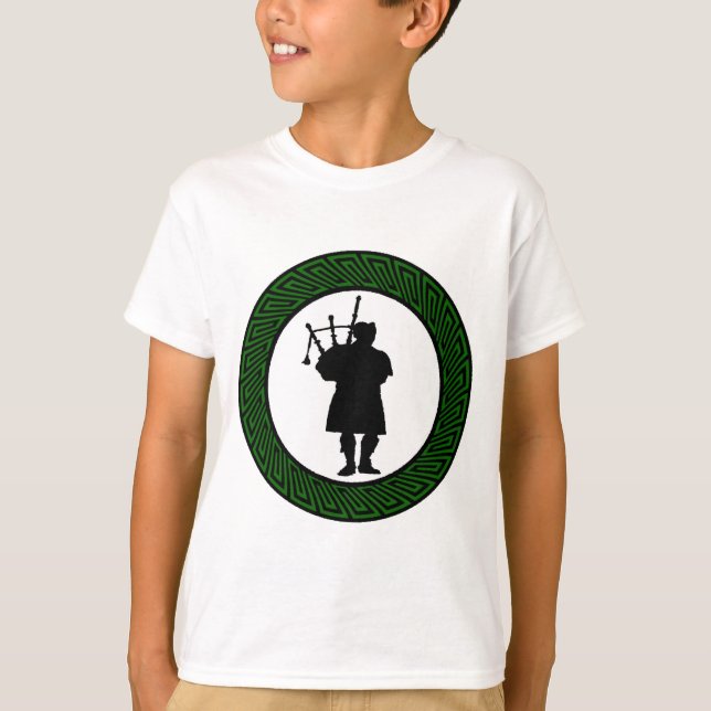 T-SHIRT A ALMA DOS BAGPIPES (Frente)