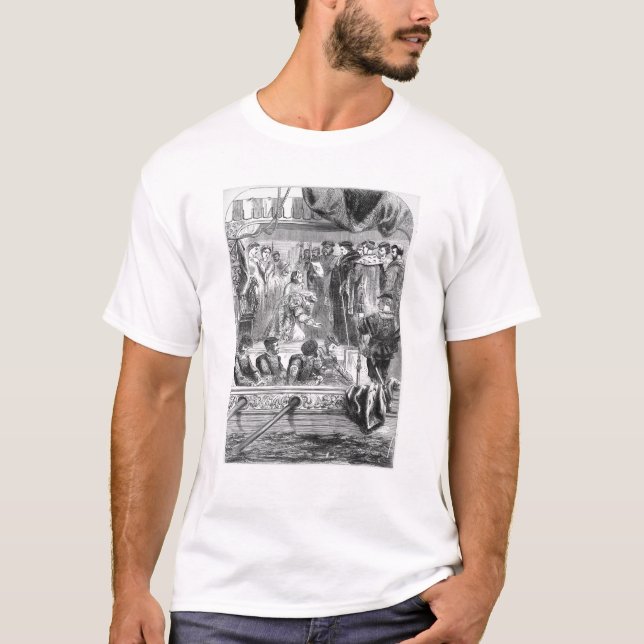T-shirt A apreensão de Anne Boleyn (Frente)