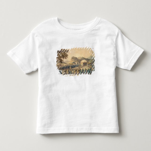 T-shirt A aproximação do imperador de China (Frente)