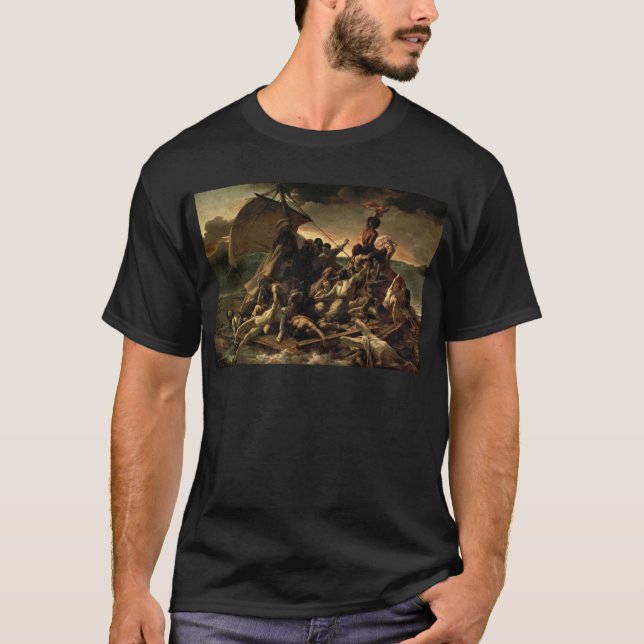T-shirt A Arte da Medusa - Théodore Géricault (Frente)