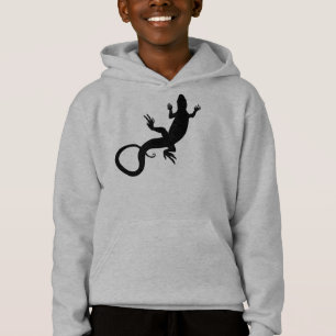 T-shirt A arte do réptil do Hoodie do lagarto do miúdo