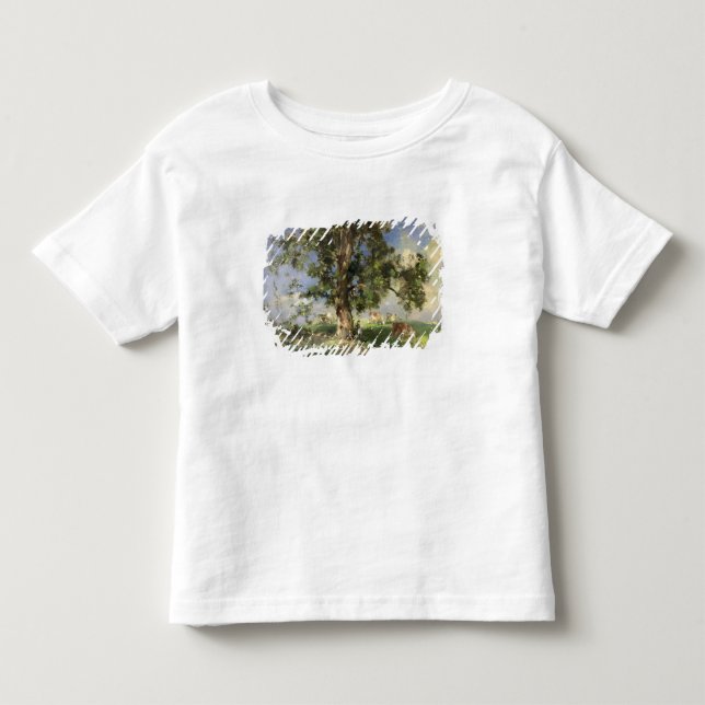 T-shirt A árvore de cinza velha (óleo em canvas) (Frente)