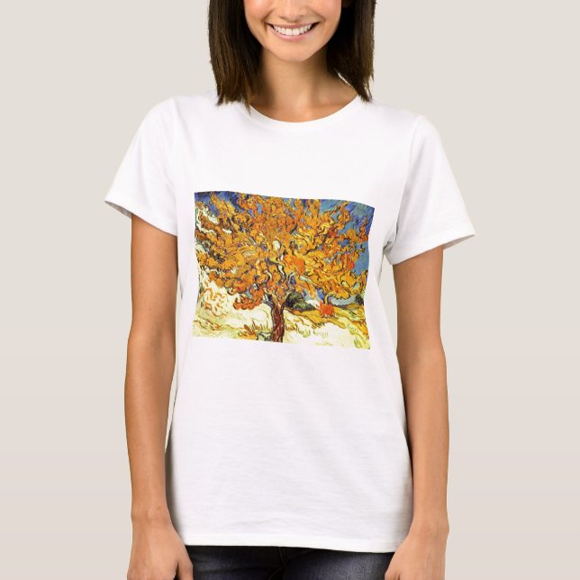 T-shirt A Árvore de Morango, Vincent Van Gogh (Frente)