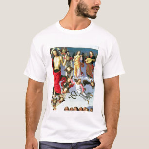 T-shirt A ascensão do cristo, detalhe de cristo e musi