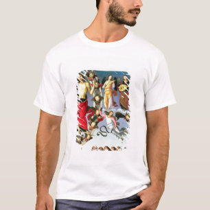 T-shirt A ascensão do cristo, detalhe de cristo e musi