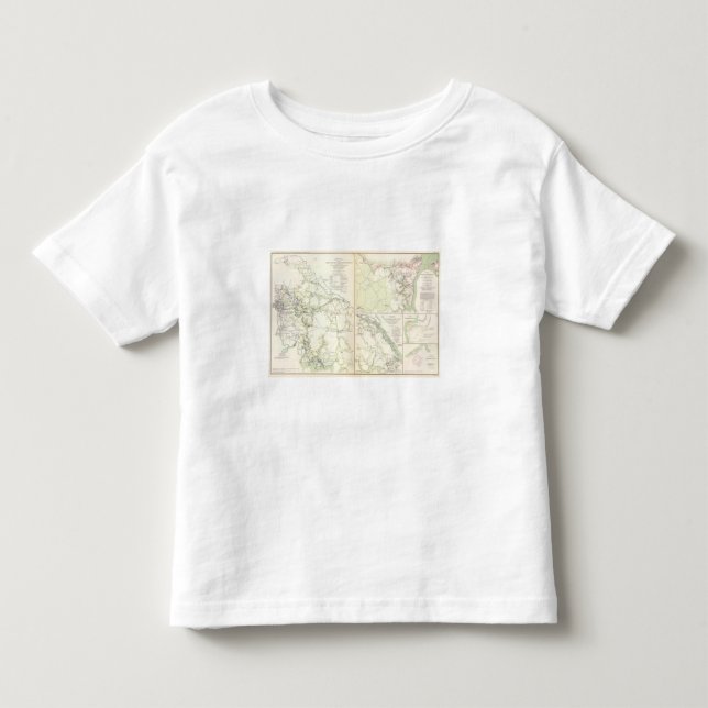 T-shirt A aterragem de HouseHarrison branco (Frente)