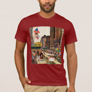 T-shirt A avenida de Michigan, Chicago por John hesita