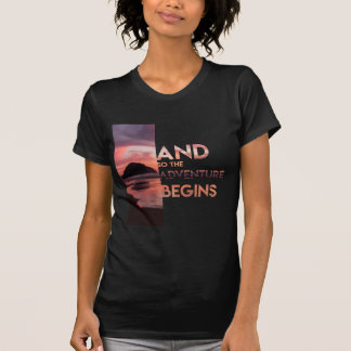 T-shirt A aventura começa