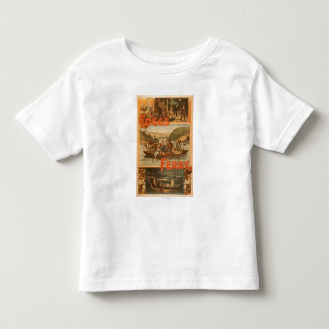 T-shirt A balsa de Fogg por Chas. E. Callahan Teatro (Frente)