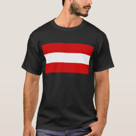 T-shirt A bandeira de Áustria