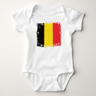 T-shirt A bandeira de Bélgica, belga colore a roupa do