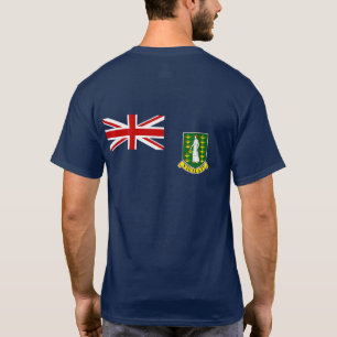 T-shirt A bandeira de British Virgin Islands