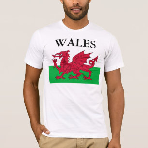 T-shirt A bandeira de GALÊS