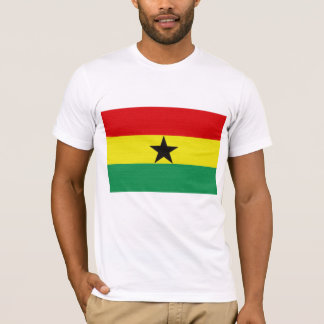 T-shirt A bandeira de Ghana