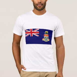 T-shirt A bandeira de ilha de caimão