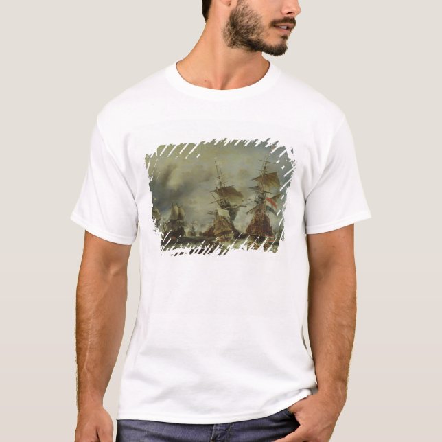 T-shirt A batalha de Texel, o 29 de junho de 1694 (Frente)
