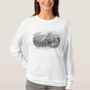 T-shirt A batalha no funcionamento de Bull