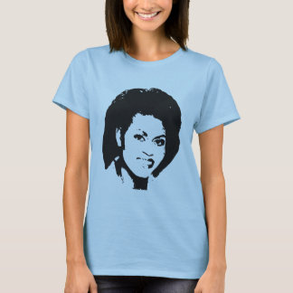 T-shirt A bela face de Michelle Obama