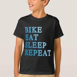T-shirt A bicicleta, come, dorme, repete produtos
