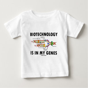 T-shirt A biotecnologia está em meus genes (a réplica do