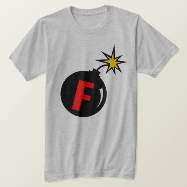 T-shirt a bomba-f (Frente do Design)