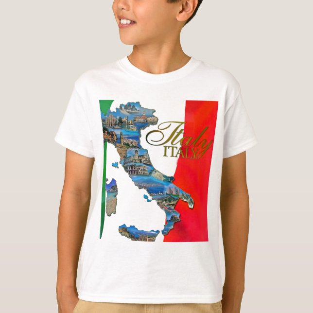 T-shirt A "bota italiana " (Frente)